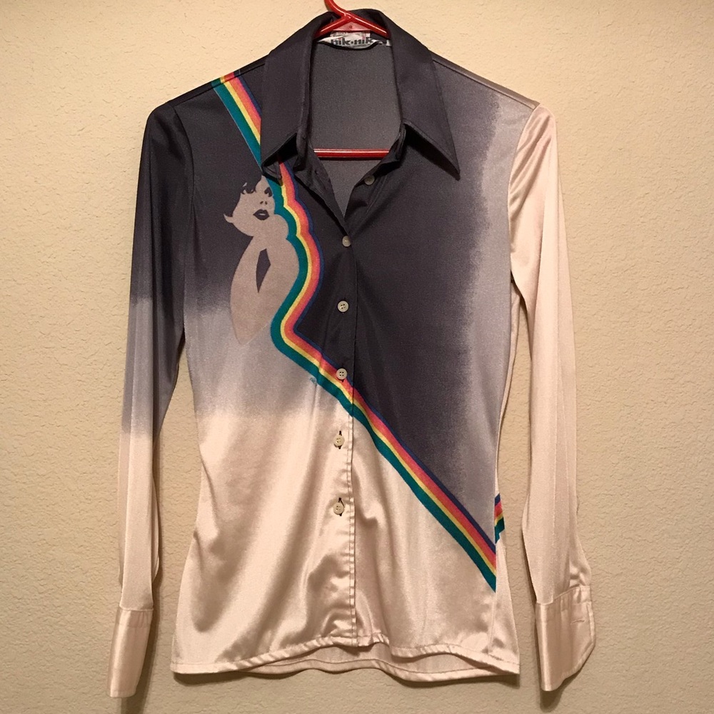 Unique Vintage Button-up Shirt